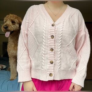 PINK CARDIGAN